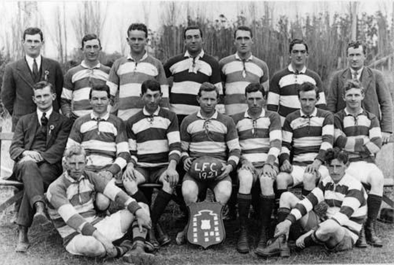 1921 Leeston Football Club, ex Dick Taiaroa; EHS0525 eHive