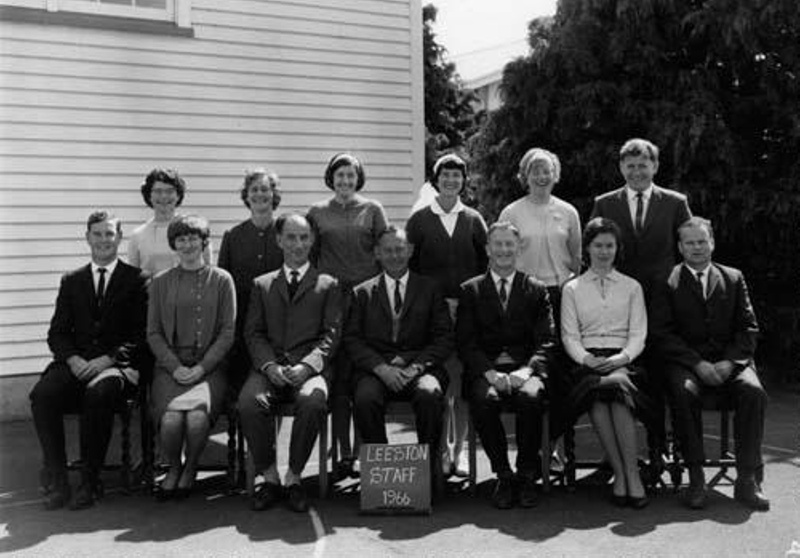 1966 Staff, Leeston Primary School; EHS-2069 | eHive