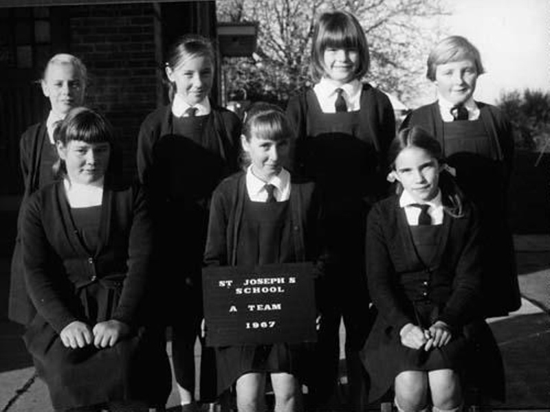 St Josephs School 1967 A Team Girls EHS 3803 EHive St josephs school 1967 a team girls ehs 3803 ehive