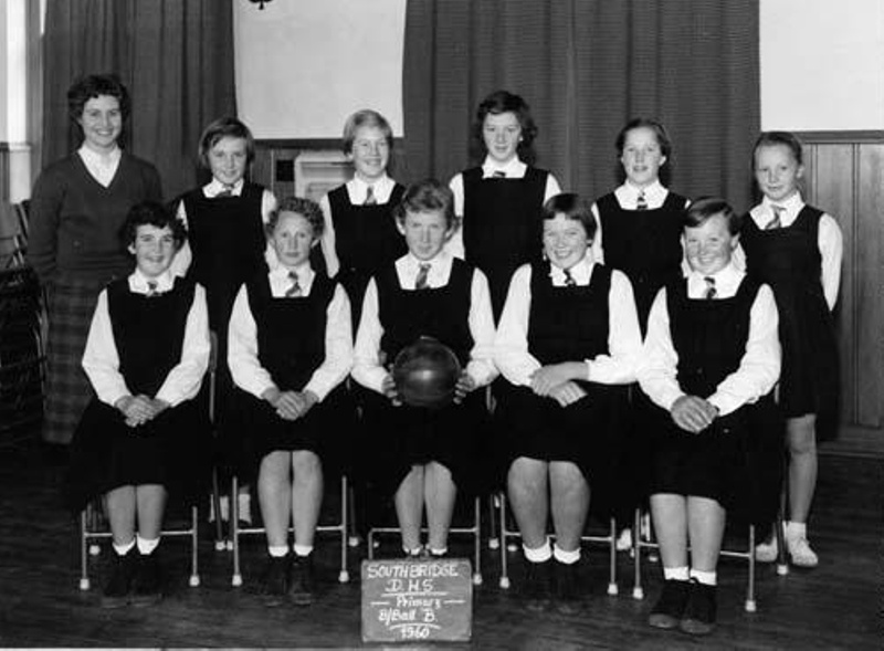 1960 Southbridge DHS primary basketball B team; EHS4534 eHive