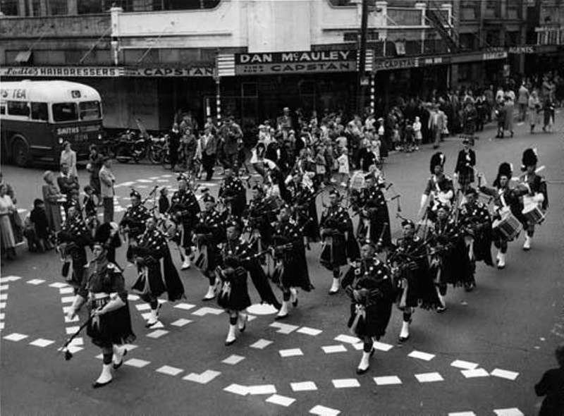 1956, Ellesmere Highland Pipe Band, Dominion Contest, Christchurch, 1st