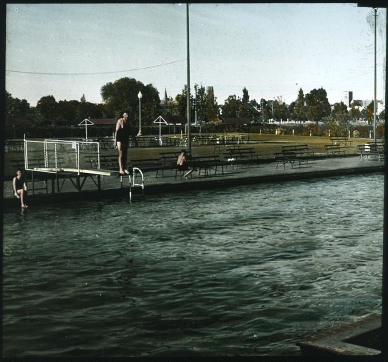 Public baths part of a lantern slide lecture collection john flynn 