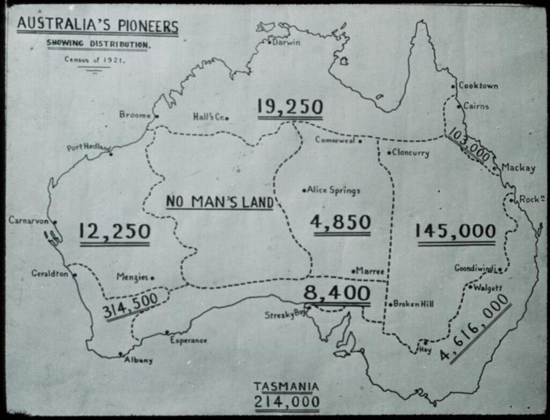 Australia s pioneers showing distribution census 1921 1921 hl nl 