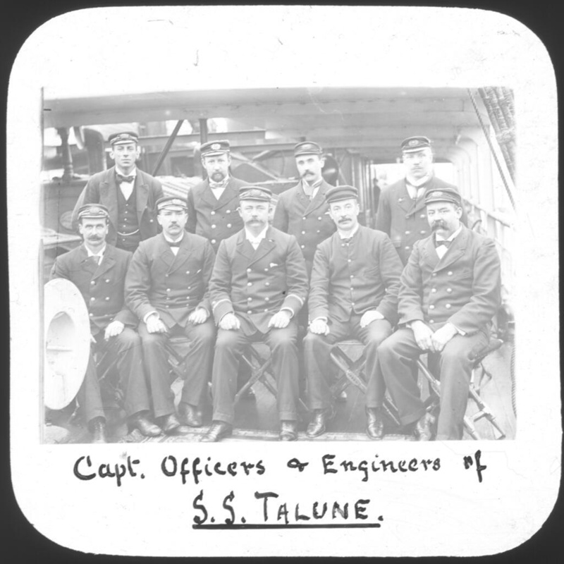 Capt. [i.e.Captain] officers & engineers of S.S. Talune; 1899; HL.NL ...