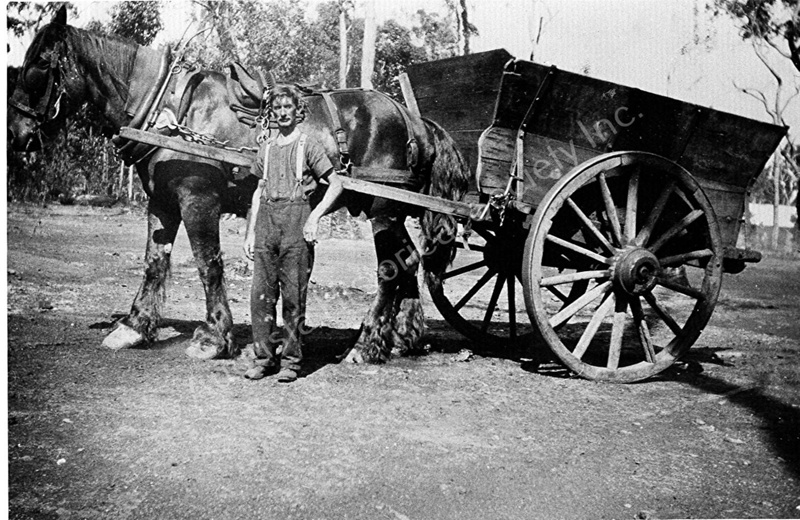 Horse, Cart and Driver; 1927; P82 142 eHive