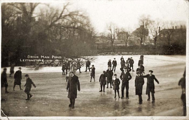 Postcard "Green Man Pond, Leytonstone"; ARN0181 eHive