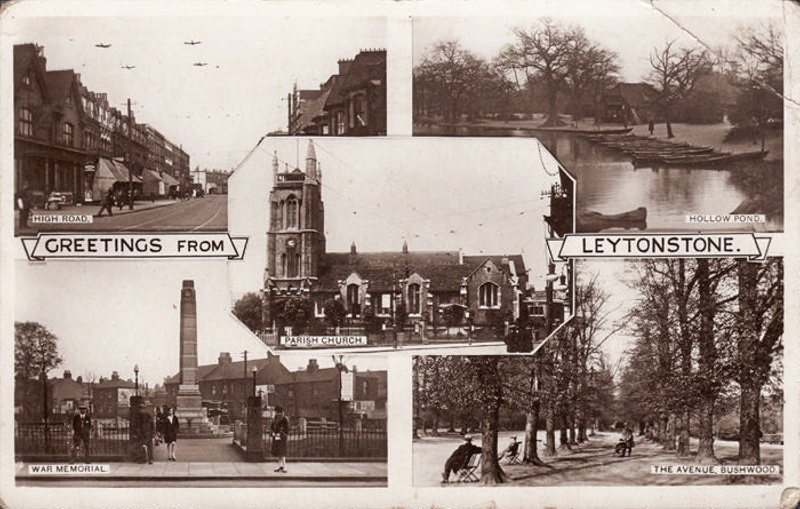 Postcard "Greetings from Leytonstone"; ARN0250 eHive