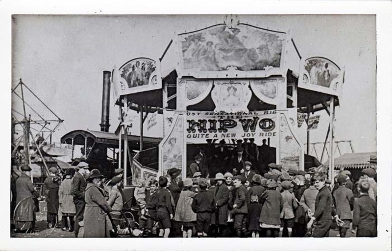Photograph of fairground ride on Wanstead Flats; 1925; ARN0059 eHive