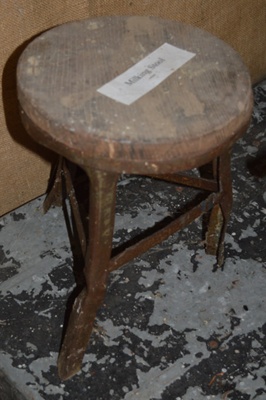 Milking stool; CW.4
