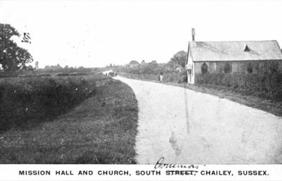 Mission Hall and church, South Common, Chailey, Sussex; CW.242