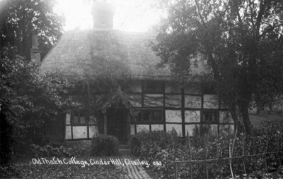 Old thatch cottage, Cinder Hill, Chailey; CW.244