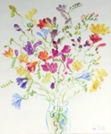 Freesias; Ian HOLT; Our best efforts have been made to locate the copyright owner of this work. If you have any information please contact us via copyright@benalla.vic.gov.au