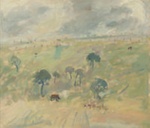 Peninsula landscape; Arthur BOYD; 1940; 1980.14 © Arthur Boyd’s work reproduced with the permission of Bundanon Trust  https://www.bundanon.com.au