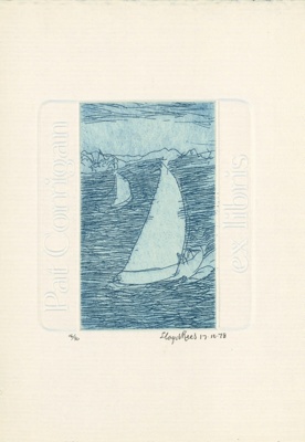 Bookplate for Pat Corrigan; Lloyd REES; 1978; 2004.124 © Alan and Jancis Rees / Copyright Agency, 2022