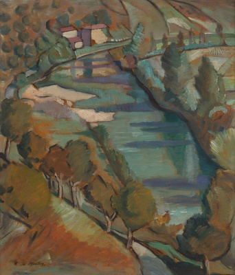 River Landscape, South West France; Roy de Maistre; c. 1923-1926; 1977.24