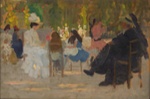 In the Luxembourg Gardens; Ethel CARRICK; c. 1910; 1981.31