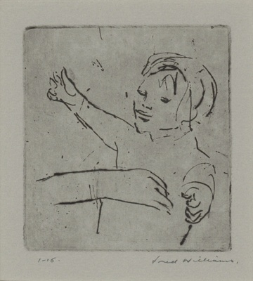 Isobel being held; Fred WILLIAMS; 1964; 1981.69 © Estate of Fred Williams