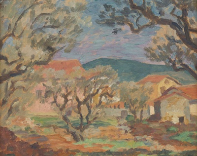 (Landscape, France); Rupert BUNNY; c. 1918 - 1933; 2004.129