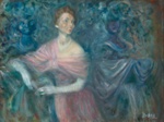 The lady in pink; William DOBELL; Not dated; 1986.10; © Estate of William Dobell / Copyright Agency, 2022