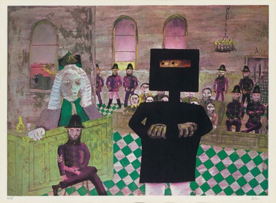 The trial; Sidney NOLAN; 1971; 1975.23; © Sidney Nolan Trust/Bridgeman Images