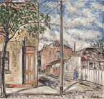 Street scene, Fitzroy; Danila VASSILIEFF; 1938; 1999.01; © Heide Museum of Modern Art