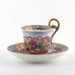 Cup and saucer, Mandarin Pattern; SWANSEA PORCELAIN; c. 1815 - 1820; 1993.132