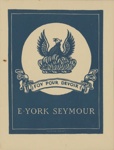 Bookplate for E. York Seymour; Adrian FEINT; 1942; 2004.045; © Estate of the artist