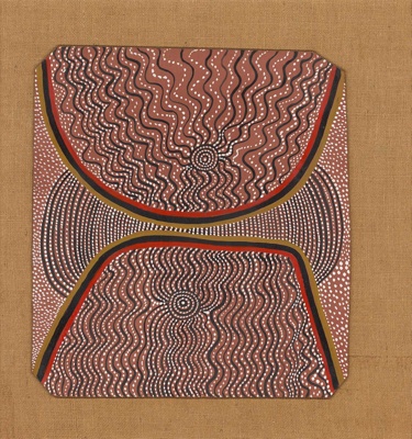 Untitled (Rainbows, running water and abundant bush tucker); Long Jack Phillipus TJAKAMARRA; c. 1972; 1984.26; © Estate of the artist l Aboriginal Artists Agency Ltd 