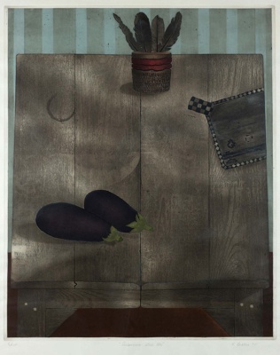 Aubergine Still Life; Ray BEATTIE; 1975; 1984.03 © Ray Beattie / Copyright Agency, 2022