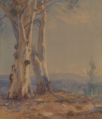 Misty morn; Hans HEYSEN; 1912; 1993.083; © Estate of Hans Heysen / Copyright Agency, 2022