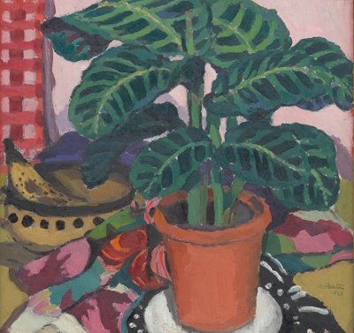 The potted plant; Margaret PRESTON; 1925; 1975.02; © Estate of Margaret Preston / Copyright Agency, 2022