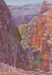 Talipate Gorge, Western Australia; Albert NAMATJIRA; c. 1950; 1993.049; © Namatjira Legacy Trust/ Copyright Agency 2022