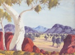 Near Alice Springs; Brenton RABERABA; Not dated; 1993.072; © Estate of the artist l Aboriginal Artists Agency Ltd 