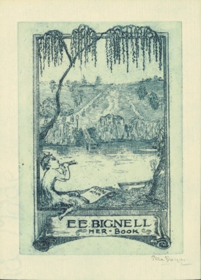 Bookplate for E. E. Bignell; Ella DWYER; Our best efforts have been made to locate the copyright owner of this work. If you have any information please contact us via copyright@benalla.vic.gov.au