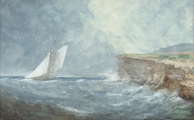 Off Dover; Thomas HARDY; c. 1842 - 1897; 1988.22