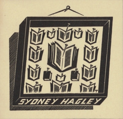 Bookplate for Sydney Hagley; Eric THAKE; c. 1943; 2004.059; © Estate of the artist