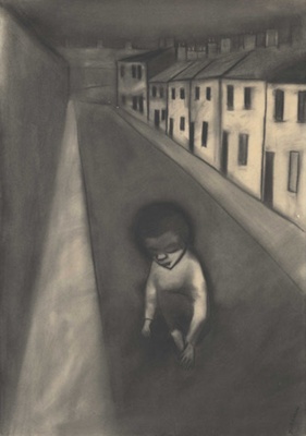 Child in a street; Robert DICKERSON; c. 1978; 1972.03; © Estate of Robert Dickerson / Copyright Agency, 2022