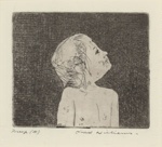 Isobel in profile, looking up; Fred WILLIAMS; 1965; 1981.70 © Estate of Fred Williams