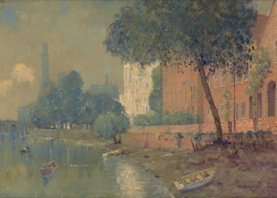 Strand on the Green, Chiswick; William Frederick (Will) LONGSTAFF; c. 1919 - 1953; 1976.14