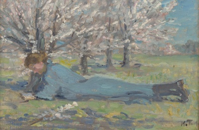 Girl resting; Marie TUCK; c. 1872 -1947; 1988.45