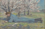 Girl resting; Marie TUCK; c. 1872 -1947; 1988.45