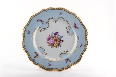 Plate; WORCESTER PORCELAIN; c. 1813 - 1819; 1993.131