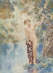 Nude in glade; Norman LINDSAY; 1935; 1980.25; © A., C. and H. Glad