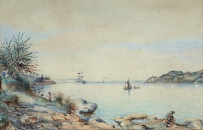 Harbour inlet; UNKNOWN; Our best efforts have been made to locate the artist and copyright owner of this work. If you have any information please contact us via copyright@benalla.vic.gov.au