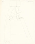 Untitled [drawing for Vesture]; Robert Jacks; c. 1965; 1990.06 © Estate of Robert Jacks / Copyright Agency, 2022