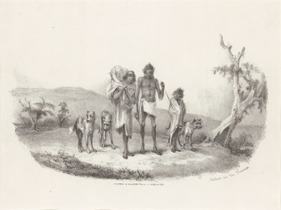 Natives on the Tramp; Alexander SCHRAMM; c. 1850; 1993.066