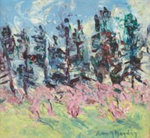 Flowering orchard with pine trees; Arthur BOYD; 1939; 1982.32  © Arthur Boyd’s work reproduced with the permission of Bundanon Trust, https://www.bundanon.com.au