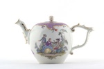 Dresden tea pot; MEISSEN PORCELAIN FACTORY; c. 1770; 1993.097