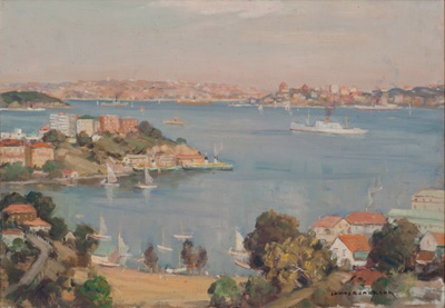 The Harbour from Neutral Bay; James R. JACKSON; 1956; 1981.45; © Estate of the artist