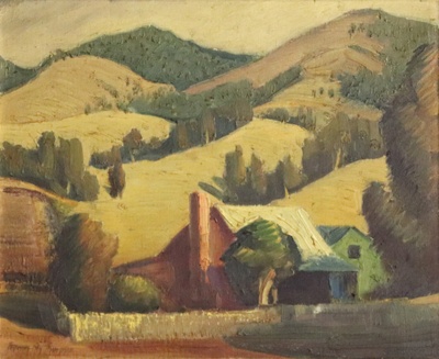 Rolling hills; Francis Roy THOMPSON; c. 1930 - 1939; 1993.077